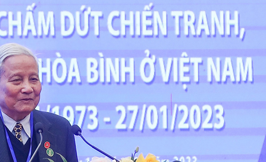Bà Nguyễn Thị Bình: Hiệp định Paris là thắng lợi mang tính quyết định